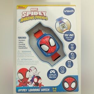 Marvel Spidey Amazing Friends Learning Watch - Red and Blue - BNIB